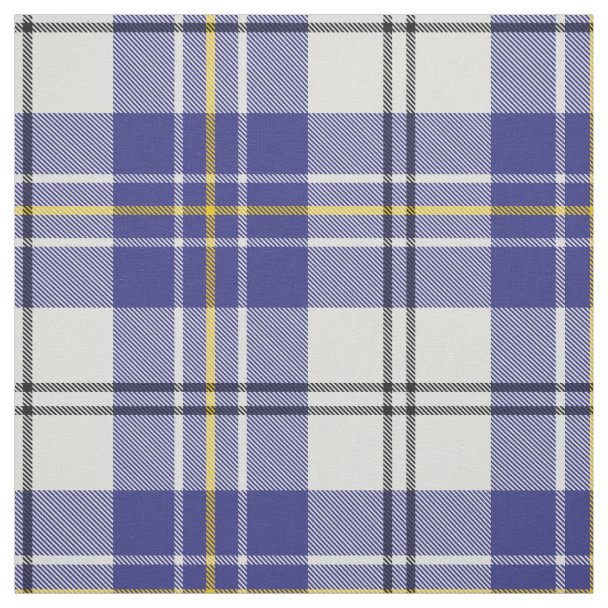 MacPherson Dress Blue Tartan Crest Quilt
