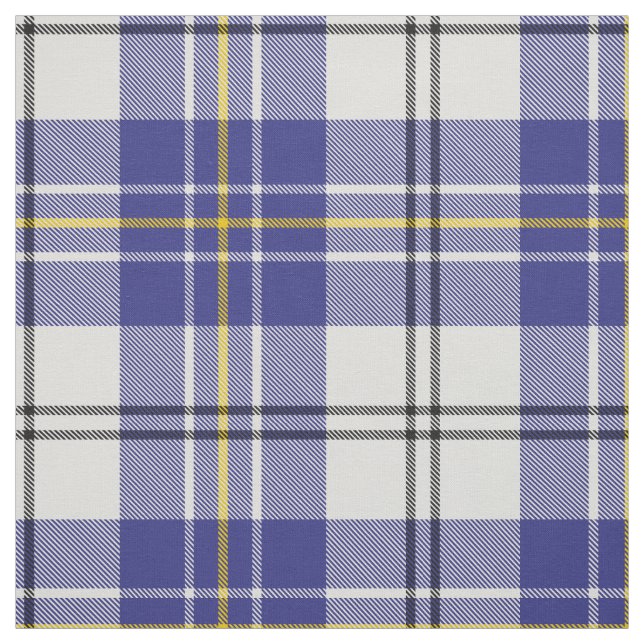 Clan MacPherson Blue Dress Tartan Fabric (Swatch)