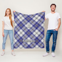 Clan MacPherson Blue Dress Tartan Fleece Blanket