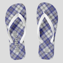 Clan MacPherson Blue Dress Tartan Flip Flops