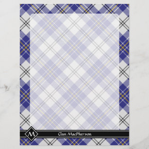 Clan MacPherson Blue Dress Tartan Flyer