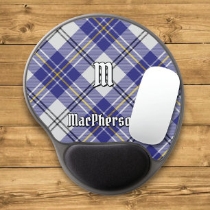 Clan MacPherson Blue Dress Tartan Gel Mouse Pad