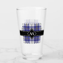 Clan MacPherson Blue Dress Tartan Glass