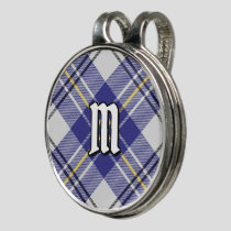 Clan MacPherson Blue Dress Tartan Golf Hat Clip