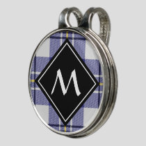 Clan MacPherson Blue Dress Tartan Golf Hat Clip