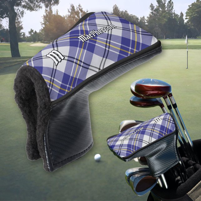 Clan MacPherson Blue Dress Tartan Golf Head Cover (Creator Uploaded)