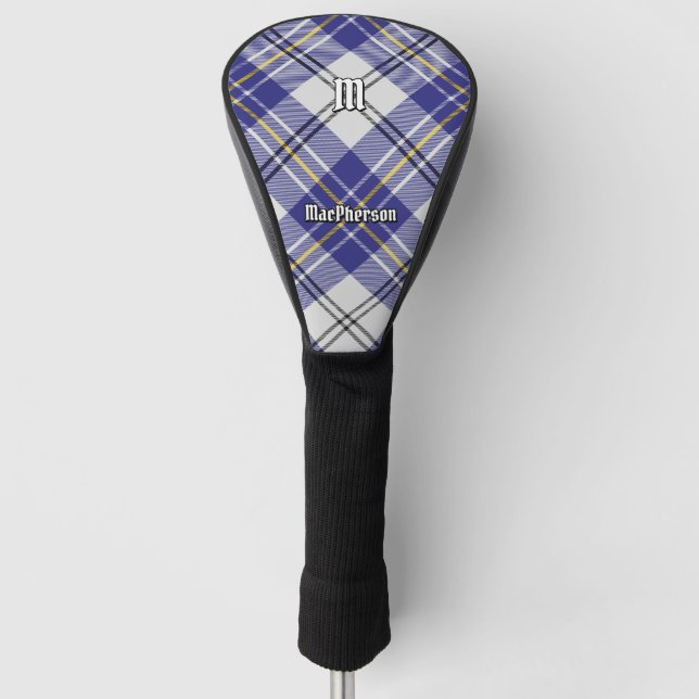 Clan MacPherson Blue Dress Tartan Golf Head Cover (Front)