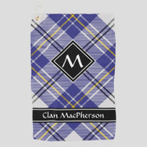Clan MacPherson Blue Dress Tartan Golf Towel