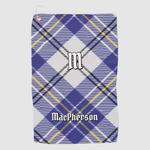 Clan MacPherson Blue Dress Tartan Golf Towel