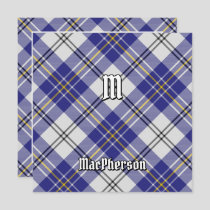 Clan MacPherson Blue Dress Tartan Invitation