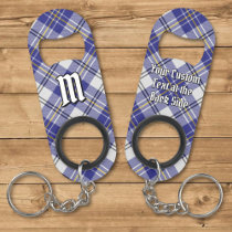 Clan MacPherson Blue Dress Tartan Keychain Bottle Opener