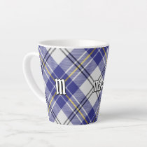 Clan MacPherson Blue Dress Tartan Latte Mug