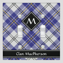 Clan MacPherson Blue Dress Tartan Light Switch Cover