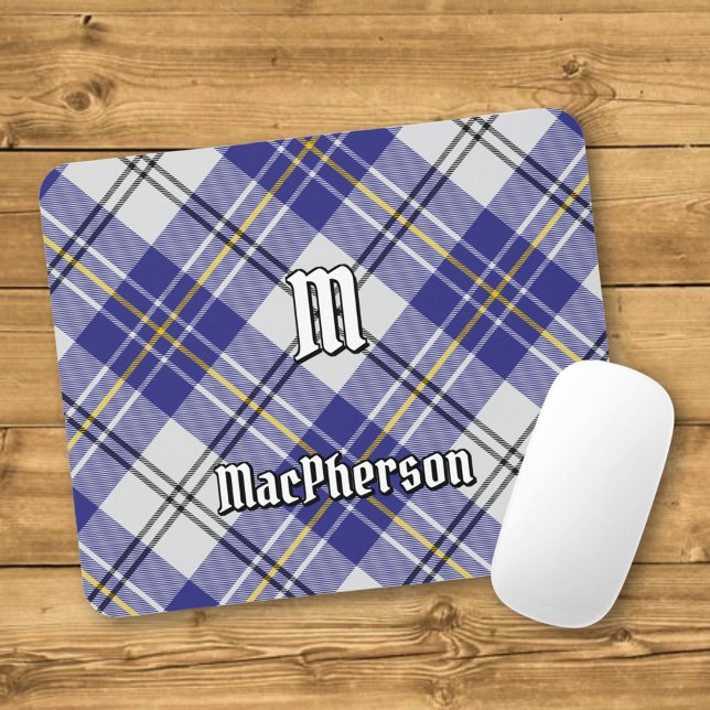 Clan MacPherson Blue Dress Tartan Mouse Pad (Creator Uploaded)