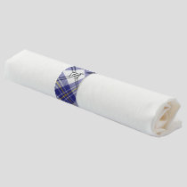 Clan MacPherson Blue Dress Tartan Napkin Bands