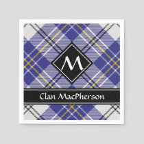 Clan MacPherson Blue Dress Tartan Napkins