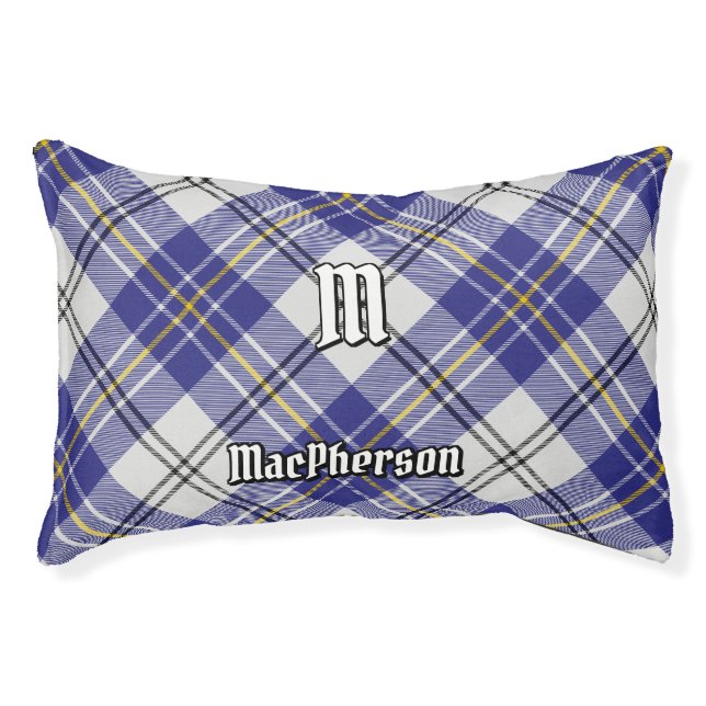 Clan MacPherson Blue Dress Tartan Pet Bed (Front)