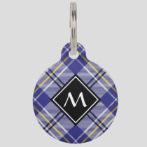 Clan MacPherson Blue Dress Tartan Pet ID Tag