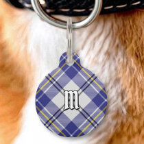 Clan MacPherson Blue Dress Tartan Pet ID Tag