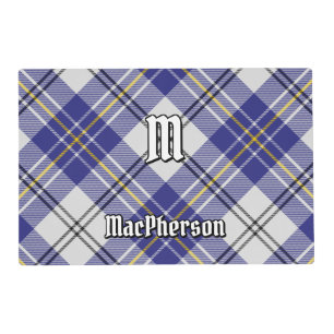 Clan MacPherson Blue Dress Tartan Placemat