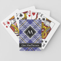 Clan MacPherson Blue Dress Tartan Playing Cards