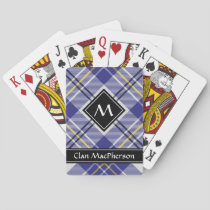 Clan MacPherson Blue Dress Tartan Playing Cards