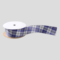 Clan MacPherson Blue Dress Tartan Satin Ribbon