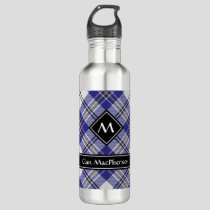 Clan MacPherson Blue Dress Tartan Stainless Steel Water Bottle