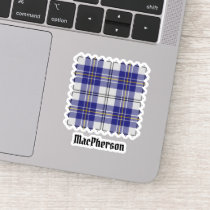 Clan MacPherson Blue Dress Tartan Sticker