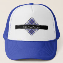 Clan MacPherson Blue Dress Tartan Trucker Hat