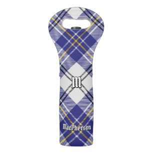 Clan MacPherson Blue Dress Tartan Wine Bag