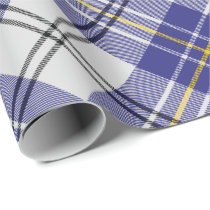 Clan MacPherson Blue Dress Tartan Wrapping Paper