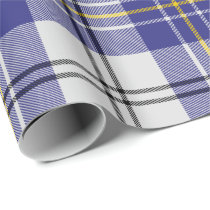 Clan MacPherson Blue Dress Tartan Wrapping Paper