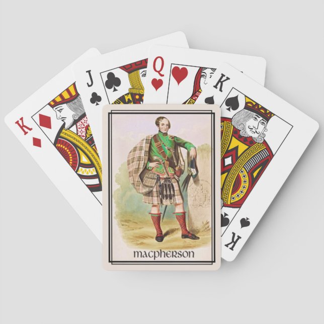Clan MacPherson Classic Scotland Deck Poker Cards (Back)