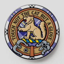 Clan MacPherson Crest over Blue Dress Tartan PopSocket