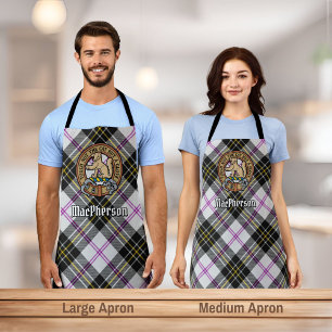 Clan MacPherson Crest over Dress Tartan Apron