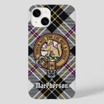 Clan MacPherson Crest over Dress Tartan Case-Mate iPhone 14 Case