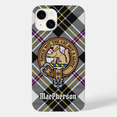 Clan MacPherson Crest over Dress Tartan Case_Mate iPhone 14 Case