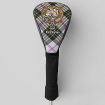 Clan MacPherson Crest over Dress Tartan Golf Head Cover