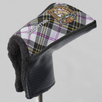 Clan MacPherson Crest over Dress Tartan Golf Head Cover