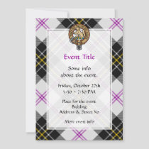 Clan MacPherson Crest over Dress Tartan Invitation