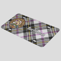 Clan MacPherson Crest over Dress Tartan License Plate