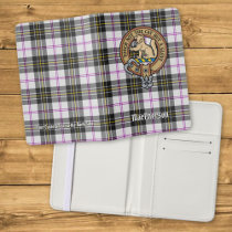 Clan MacPherson Crest over Dress Tartan Passport Holder