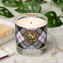 Clan MacPherson Crest over Dress Tartan Scented Candle