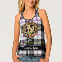 Clan MacPherson Crest over Dress Tartan Tank Top