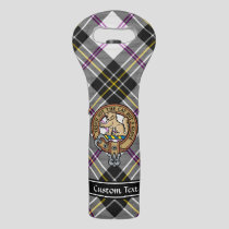 Clan MacPherson Crest over Dress Tartan Wine Bag
