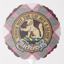 Clan MacPherson Crest over Hunting Tartan Balloon