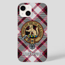 Clan MacPherson Crest over Hunting Tartan Case-Mate iPhone 14 Case