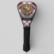 Clan MacPherson Crest over Hunting Tartan Golf Head Cover