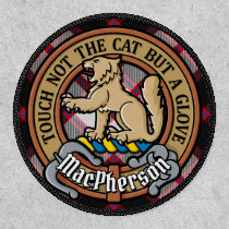 Clan MacPherson Crest over Hunting Tartan Patch